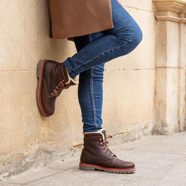 Panama jack Men's P03 Aviator C23 Waterproof Leather Ankle Boots