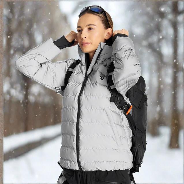 Proviz Sports Women's REFLECT360 Reflective Quilted Down Jacket