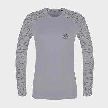 Grey Proviz Sports Women's Reflective Long Sleeve Top