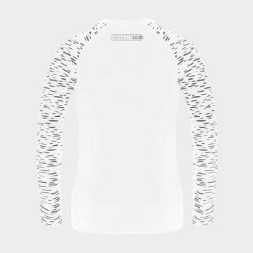 White Proviz Sports Women's Reflective Long Sleeve Top