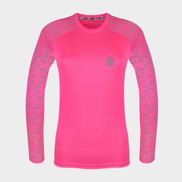 Pink Proviz Sports Women's Reflective Long Sleeve Training Top