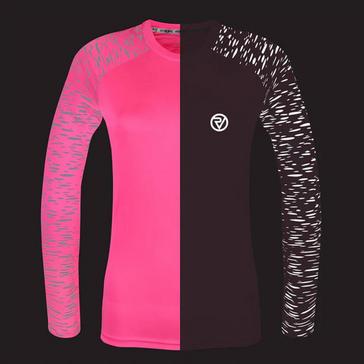 Pink Proviz Sports Women's Reflective Long Sleeve Training Top
