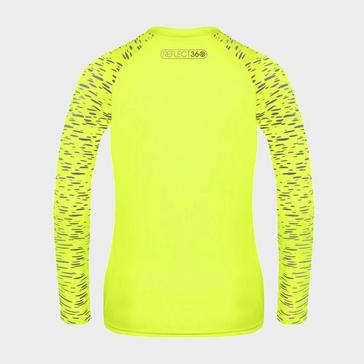 Yellow Proviz Sports Women's Reflective Long Sleeve Training Top