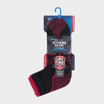 MULTI Storm Bloc Men's Cotton Reinforced Ankle Hiking Walking Trekking Socks - 1 Pack