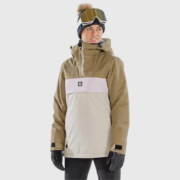 Green Surfanic Women's Odyssey Animal Camo Jacket