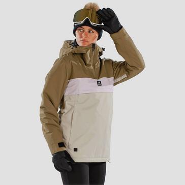 Green Surfanic Women's Odyssey Animal Camo Jacket