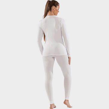 White Surfanic Women's Cozy Crest Crew Neck