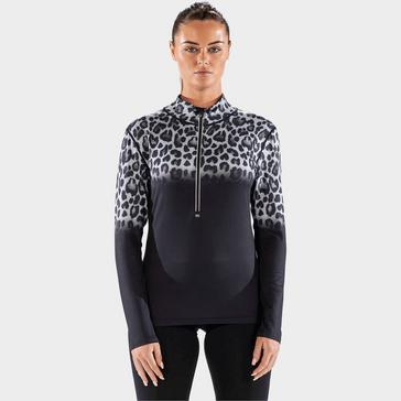 ANIMAL PRINT Surfanic Women's Cozy Jag Zip Neck
