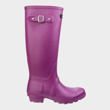 Pink COTSWOLD Women's Sandringham Buckle-up Wellington Boots