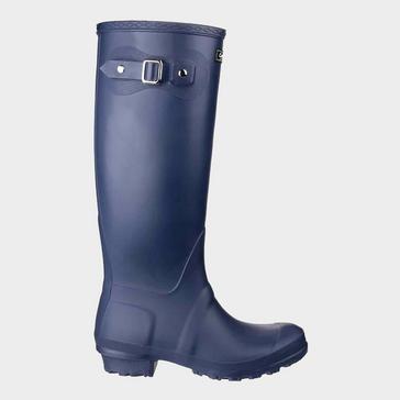 Dark Blue COTSWOLD Women's Sandringham Buckle-up Wellington Boots
