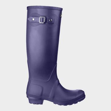 Purple COTSWOLD Women's Sandringham Buckle-up Wellington Boots