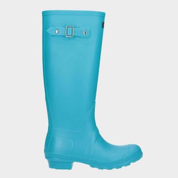 Blue COTSWOLD Women's Sandringham Buckle-up Wellington Boots