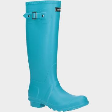 Blue COTSWOLD Women's Sandringham Buckle-up Wellington Boots
