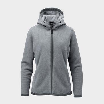Grey STORMTECH Women's Medusa Fleece Full Zip Hoodie