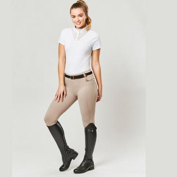 Beige Dublin Women's Cool It Everyday Horse Riding Tights