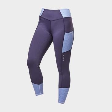 Blue Dublin Women's Power Performance Colour Block Horse Riding Tights