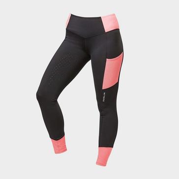 Black Dublin Women's Power Performance Colour Block Horse Riding Tights