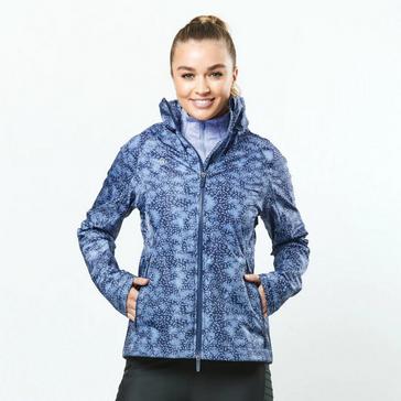 Navy Dublin Women's Cortina Printed Waterproof Jacket
