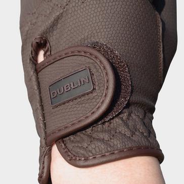 Brown Dublin Touch Screen Everyday Riding Gloves