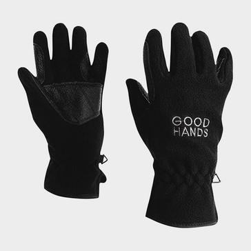 Black Dublin Kid's Polar Fleece Riding Gloves