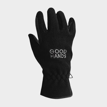 Black Dublin Kid's Polar Fleece Riding Gloves