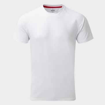 White Gill Men's Short Sleeve UV Tec T-Shirt