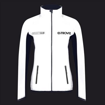 Grey Proviz Sports Women's Fully Reflective Running Jacket