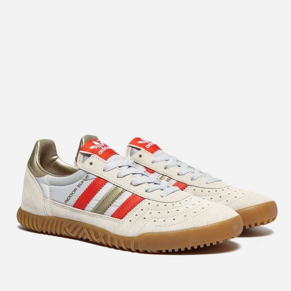 adidas originals indoor super trainers in white adidas originals indoor super trainers in white