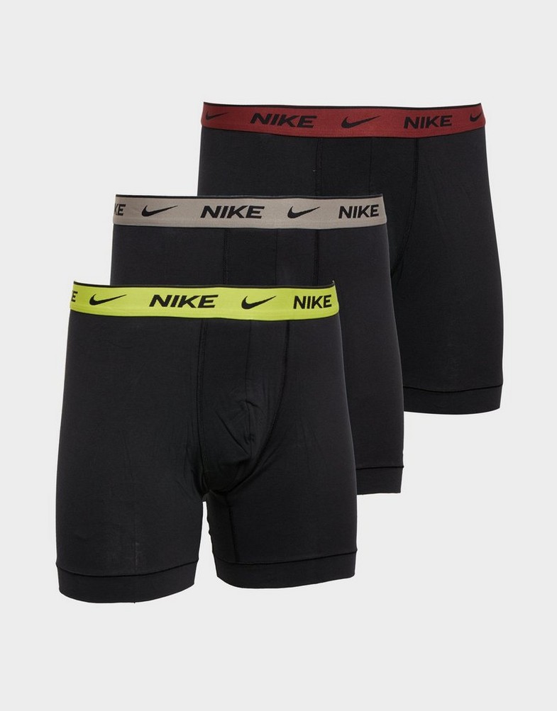 Чоловіча білизна NIKE ТРУСИ-БОКСЕРИ BOXER BRIEF 3PK 0000KE1007EWM Чорний