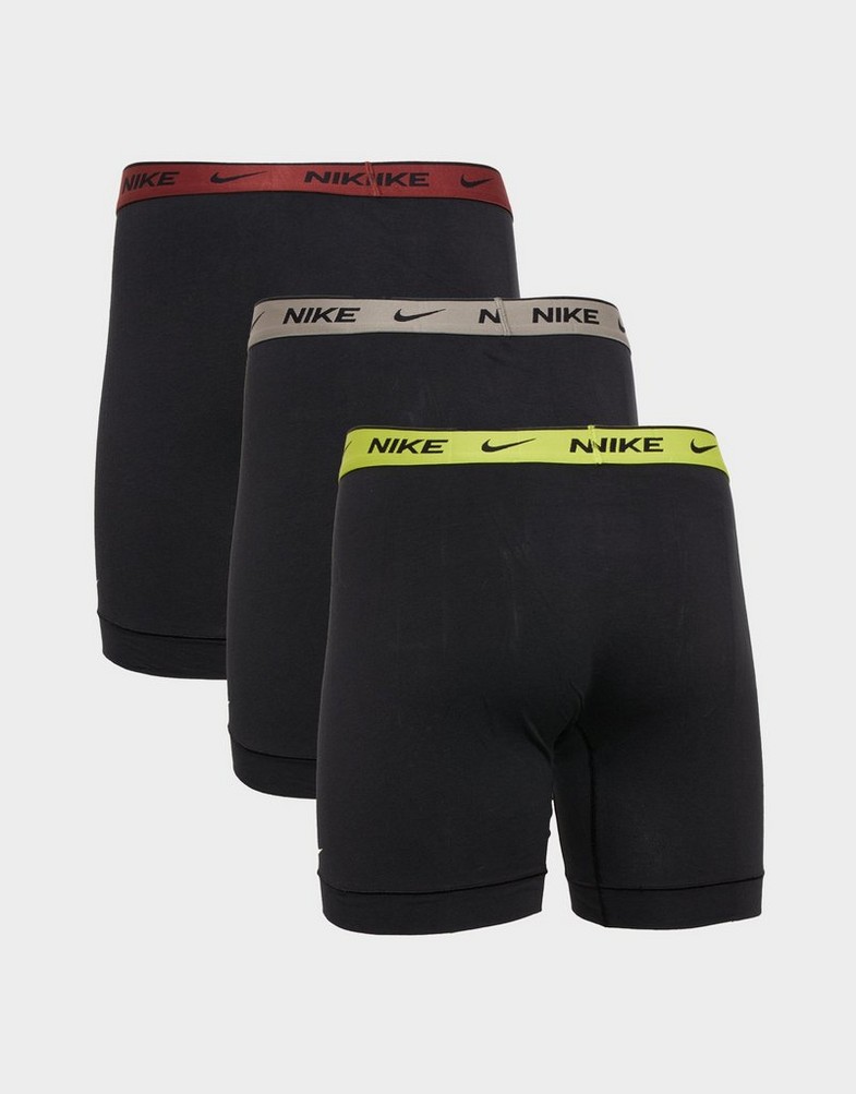 Чоловіча білизна NIKE ТРУСИ-БОКСЕРИ BOXER BRIEF 3PK 0000KE1007EWM Чорний
