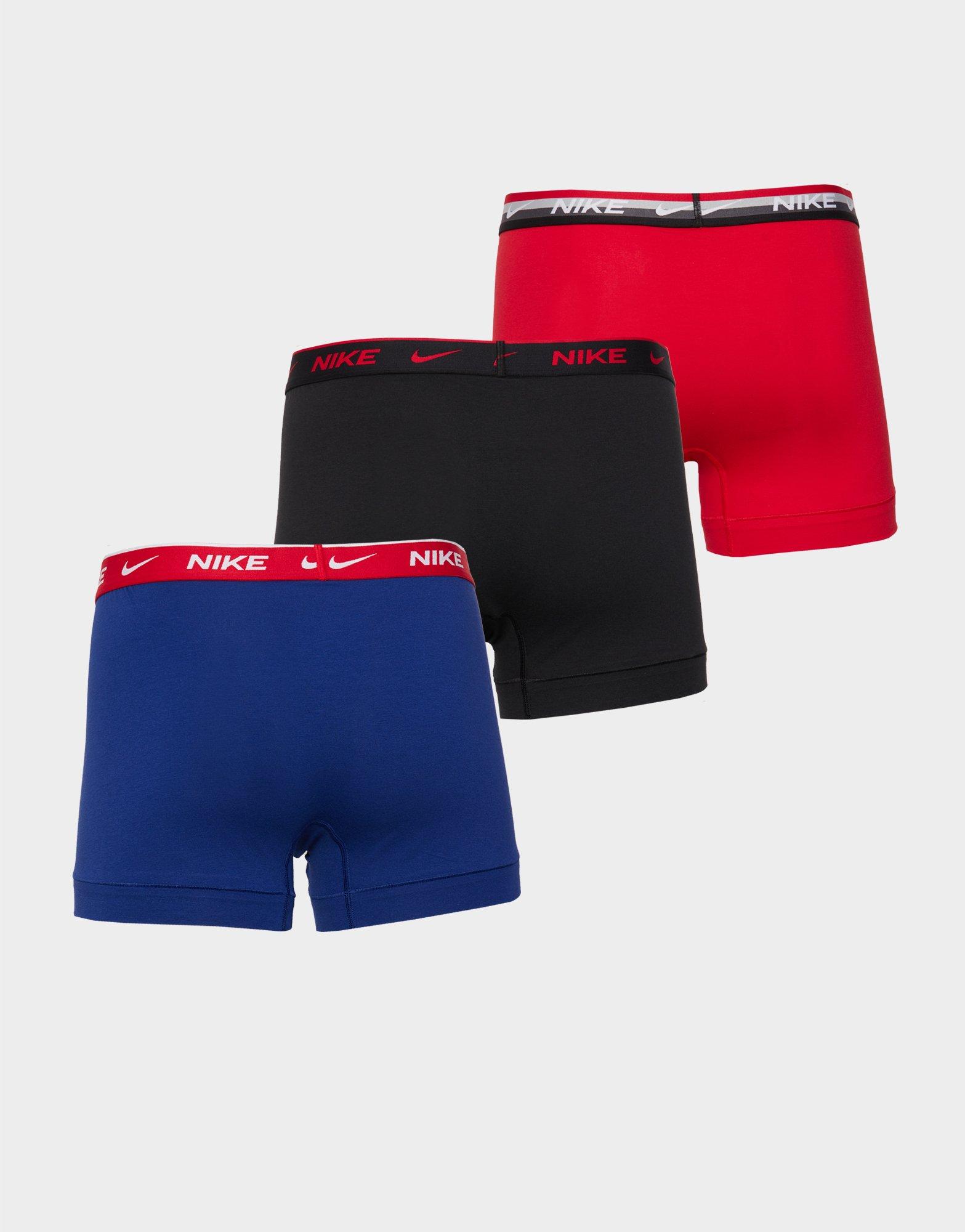 Pánské spodní prádlo NIKE TRENKY TRUNK 3PK 0000KE1008608 Vícebarevná