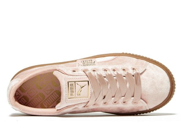 puma sneaker basket platform velvet puma sneaker basket platform velvet