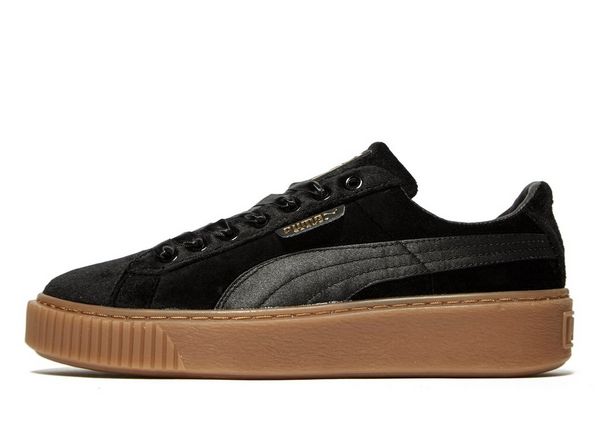 puma platform velvet black puma platform velvet black