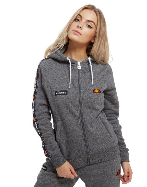Ellesse Tape Fleece Full Zip Hoodie | JD Sports Ellesse Tape Fleece Full Zip Hoodie