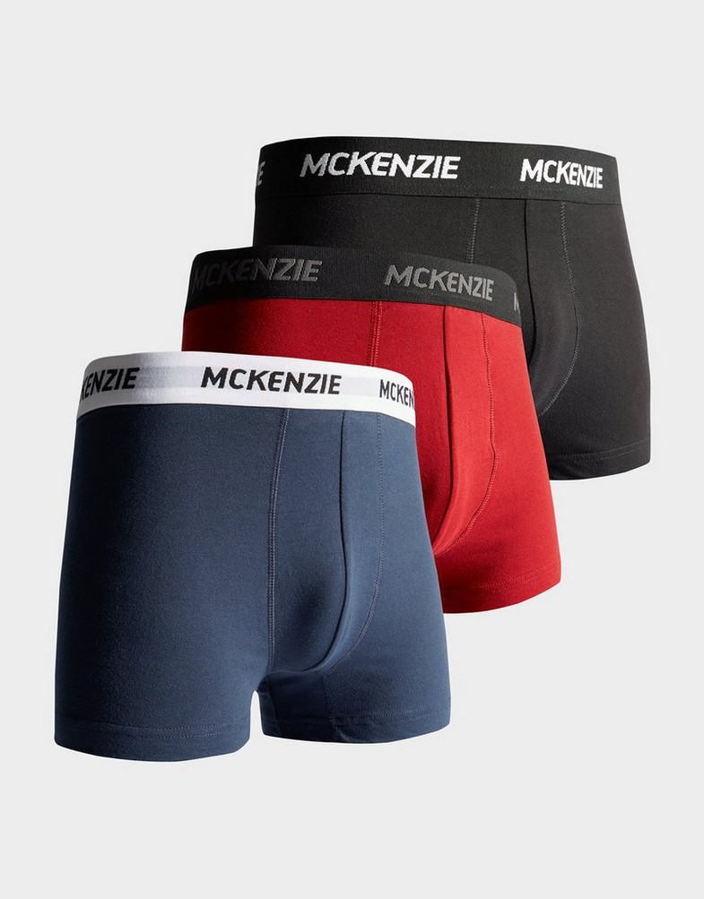 MCKENZIE WYATT 3 PACK OF BOXER SHORTS 