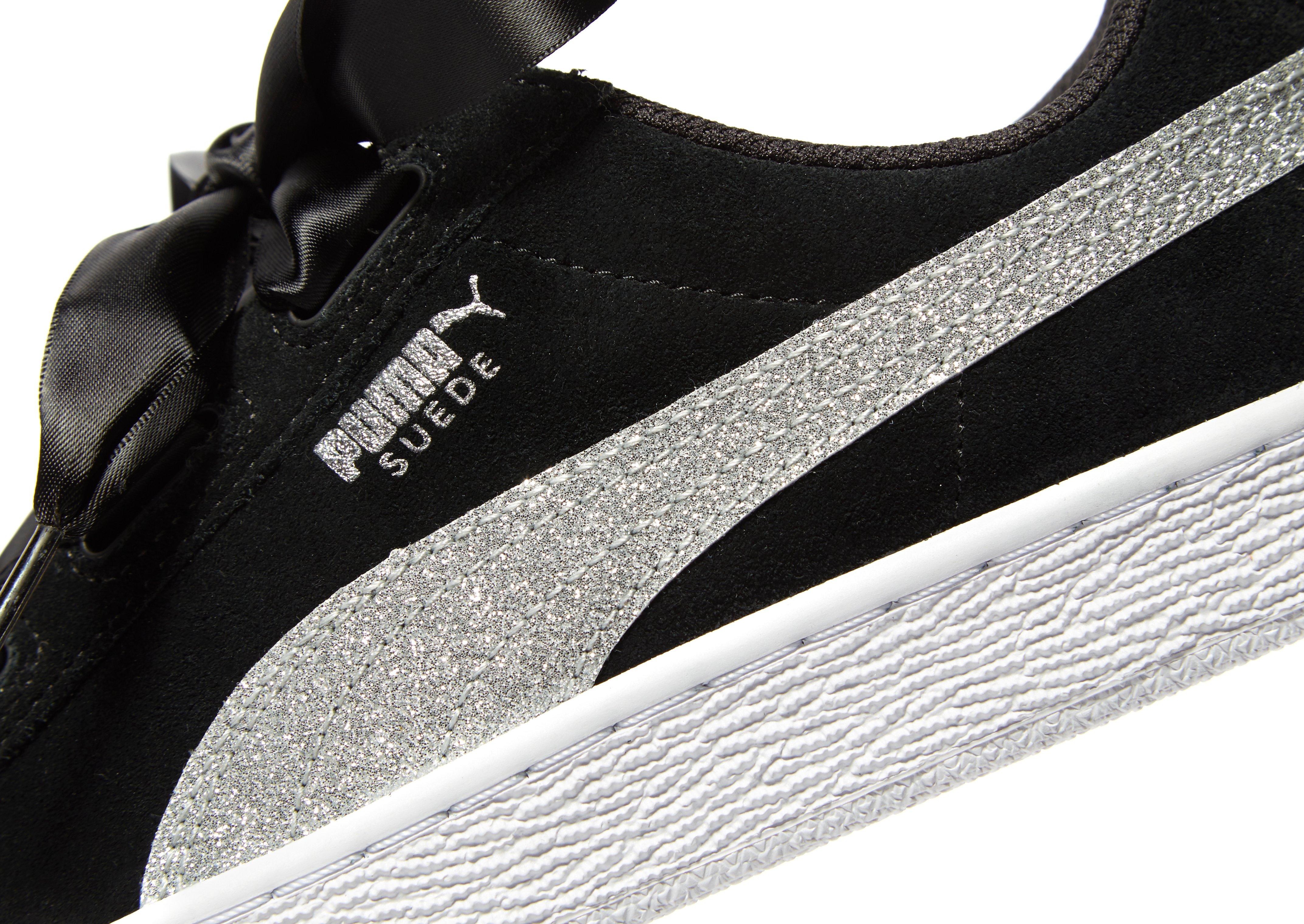 puma suede noir paillette