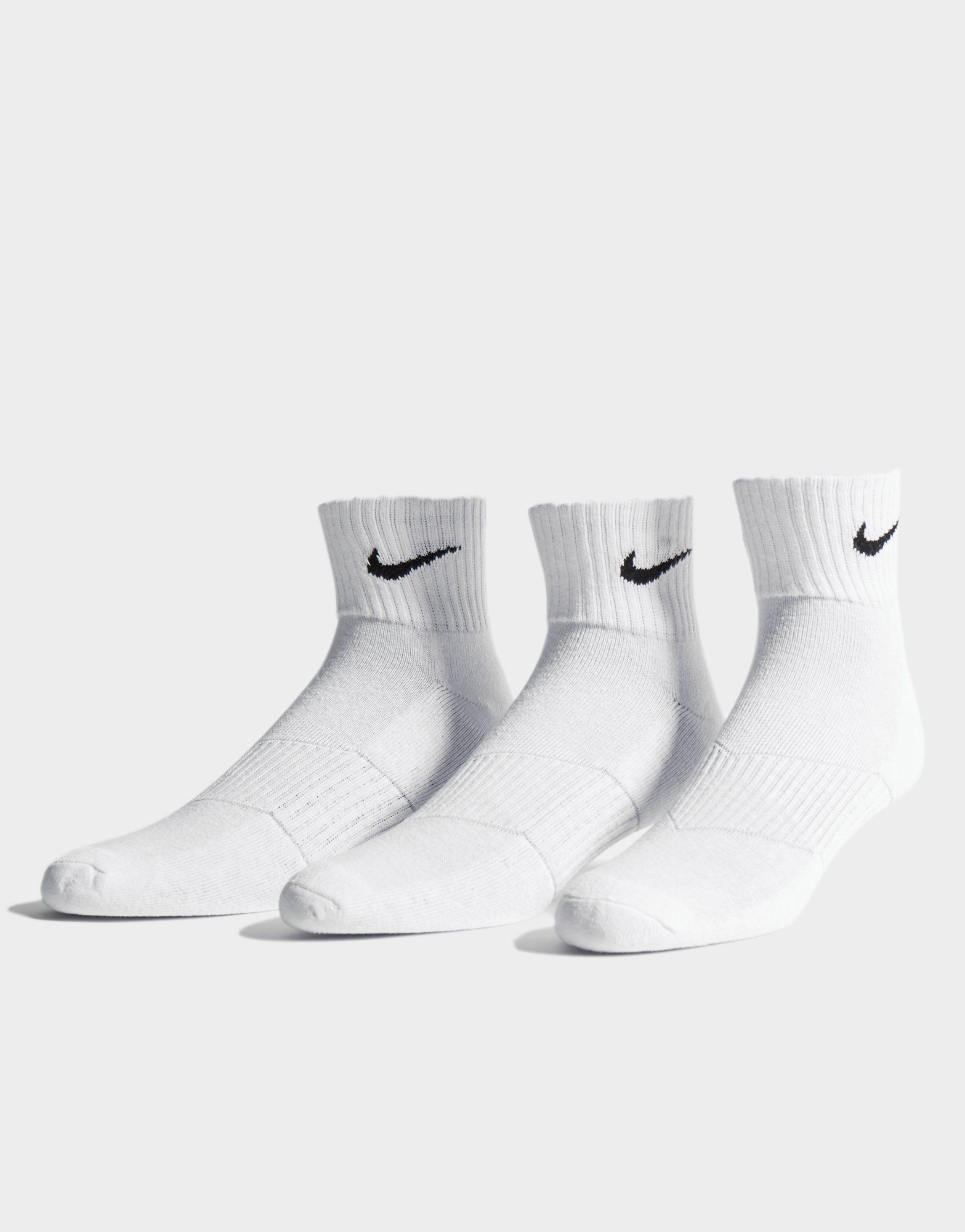 Nike 3-Pack Quarter Socks | JD Sports