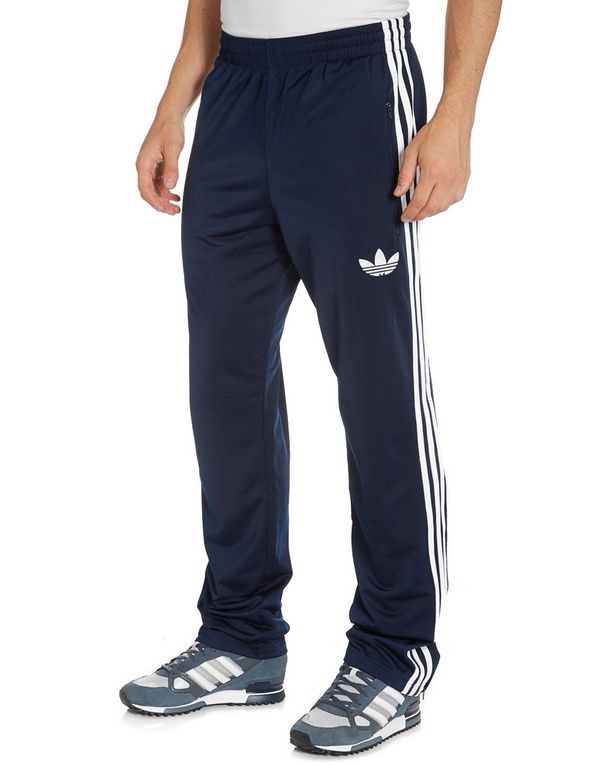 adidas navy track pants
