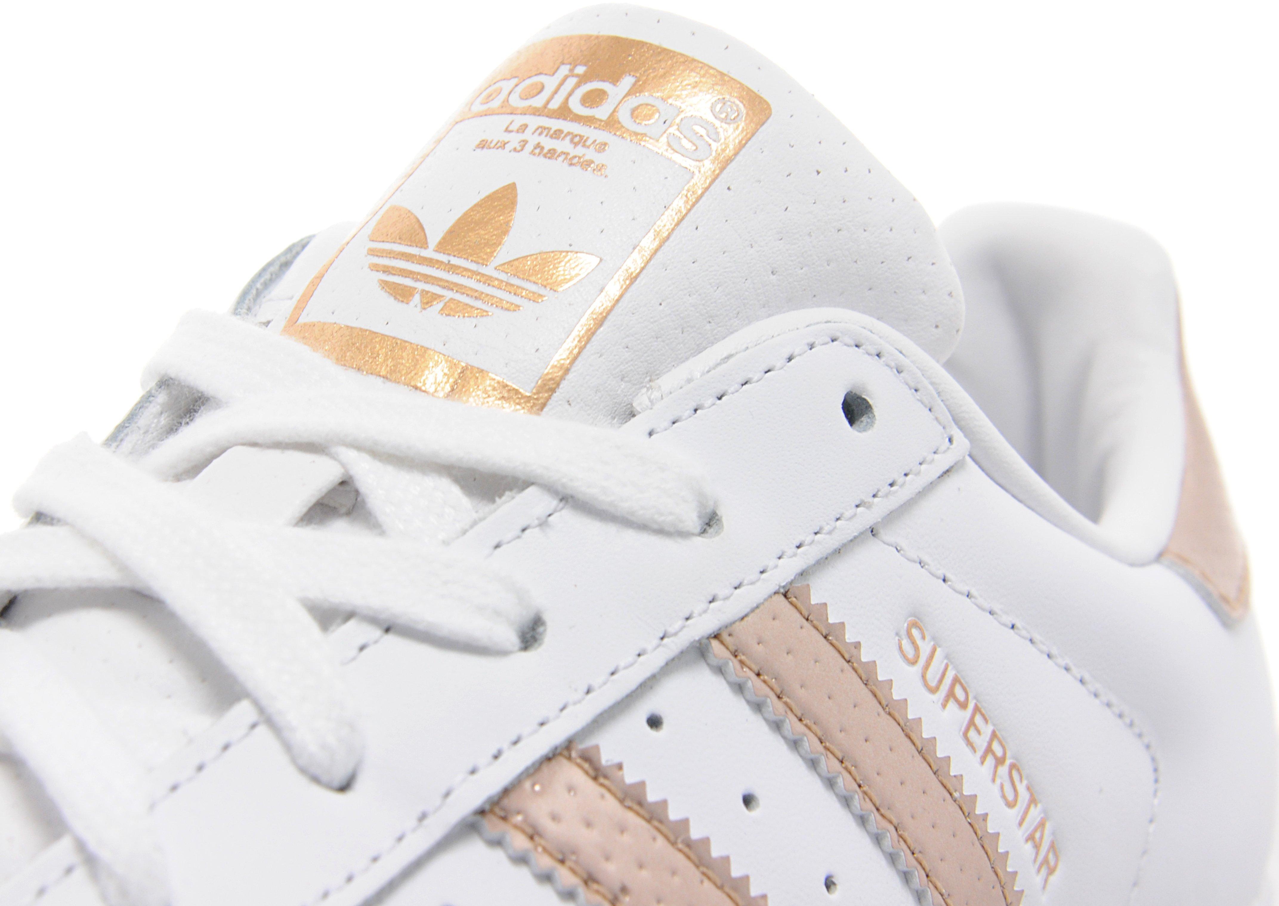adidas superstar 80s metal toe rose gold