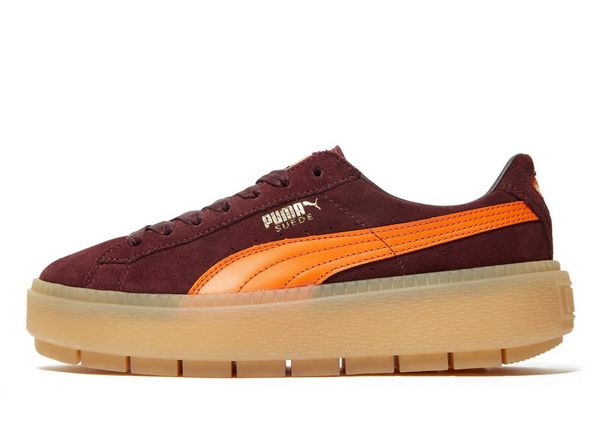 puma basket platform burgundy puma basket platform burgundy