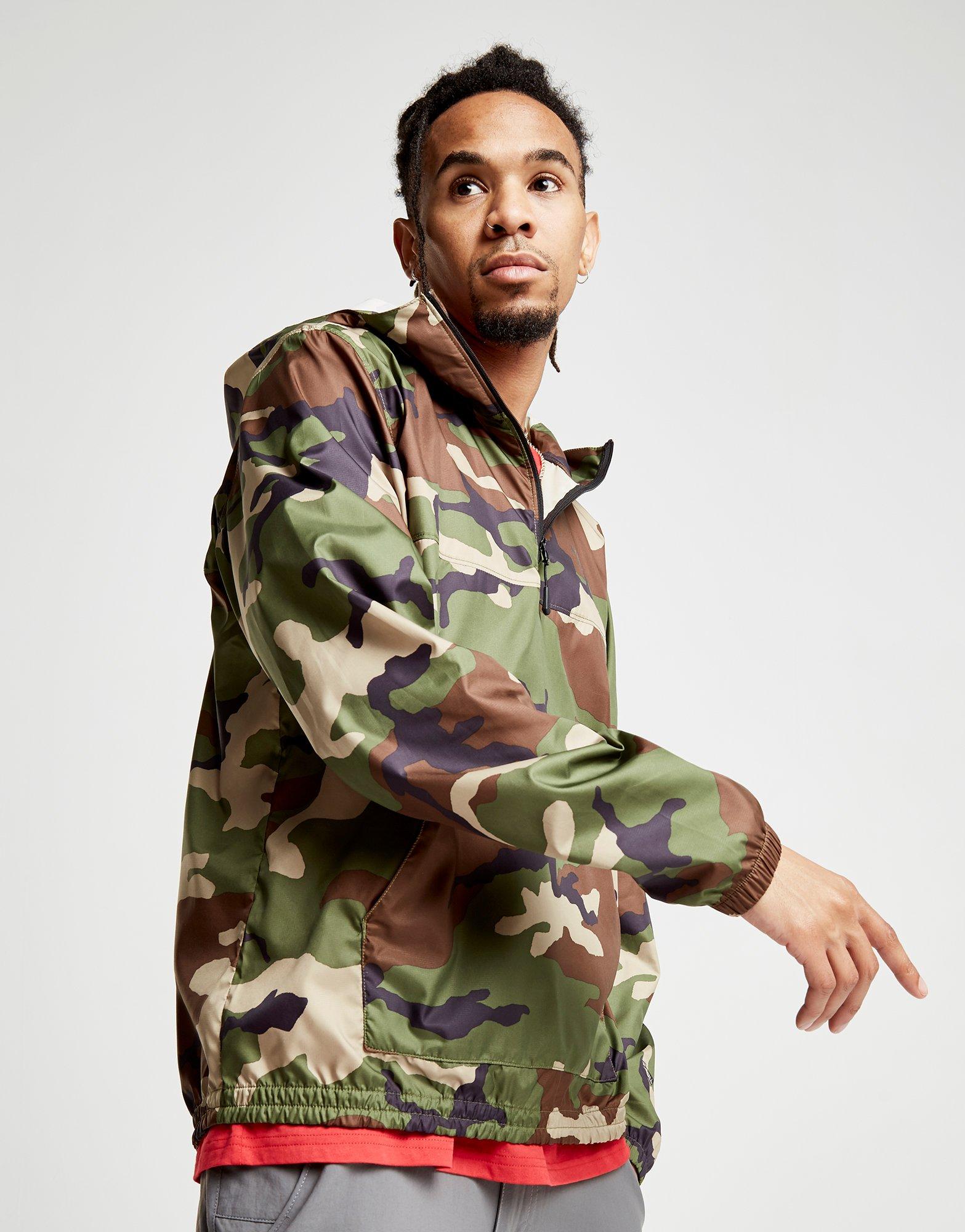 the north face flyweight camo jacket