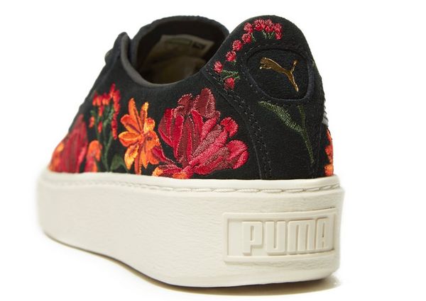 puma basket platform flower puma basket platform flower