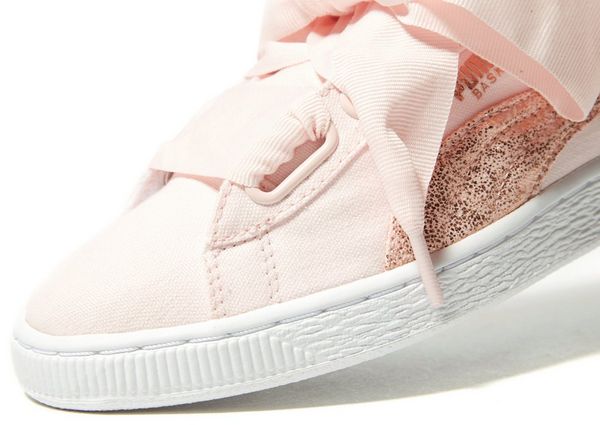 puma basket heart canvas puma basket heart canvas
