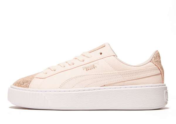 puma basket platform canvas puma basket platform canvas