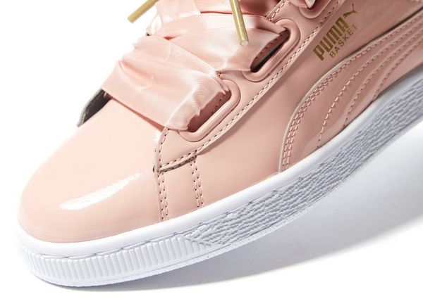 puma basket heart patent beige puma basket heart patent beige