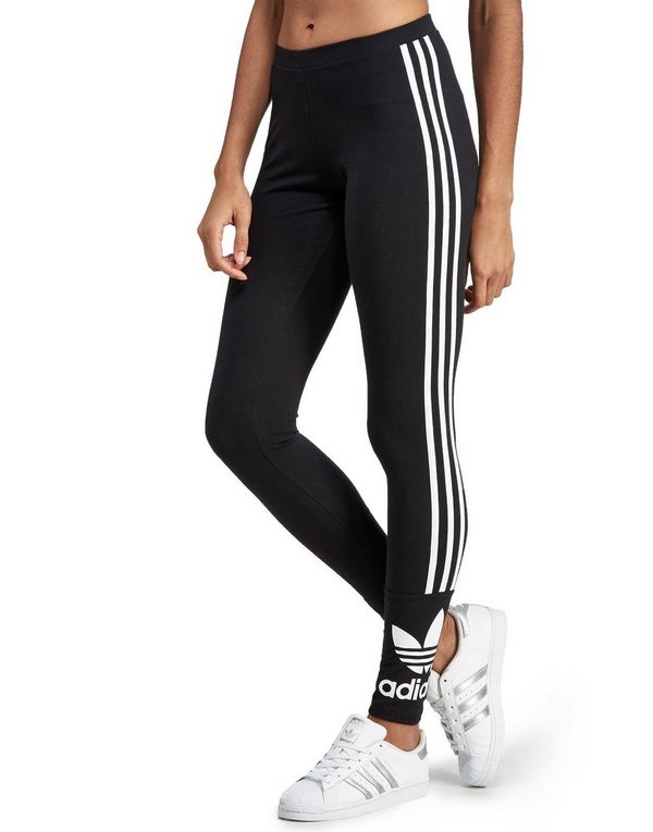 women's adidas originals blue trefoil leggings women's adidas originals blue trefoil leggings