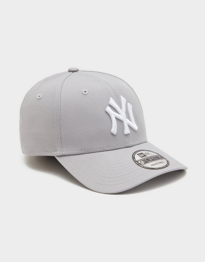 Czapka z daszkiem damska NEW ERA MLB 9FORTY NEW YORK YANKEES CAP GRAY/WHITE 10531940 Szary