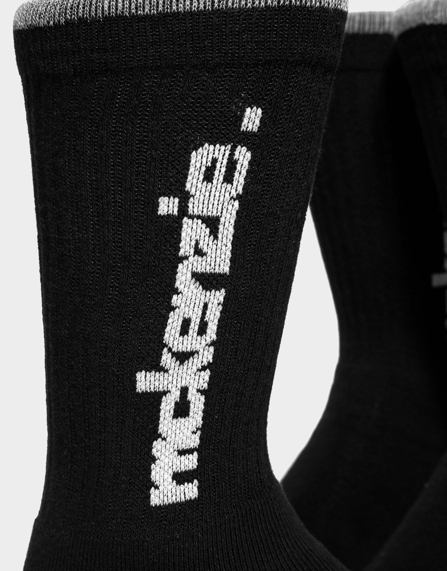 Dámske ponožky MCKENZIE PONOŽKY 3PK SPORT SOCK BLK SOCK PACKS MCKAA10126090 Čierna