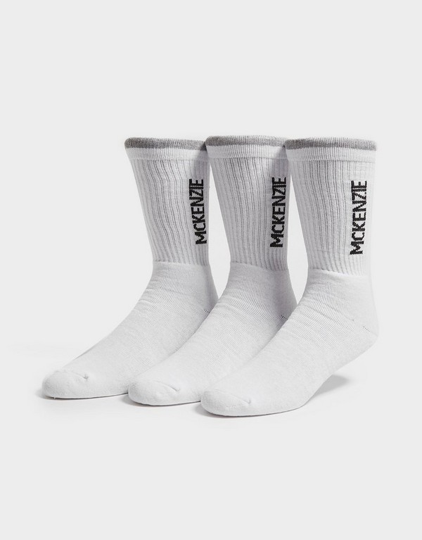 Mckenzie Zokni 3Pk Sport Sock Wht Sock Packs