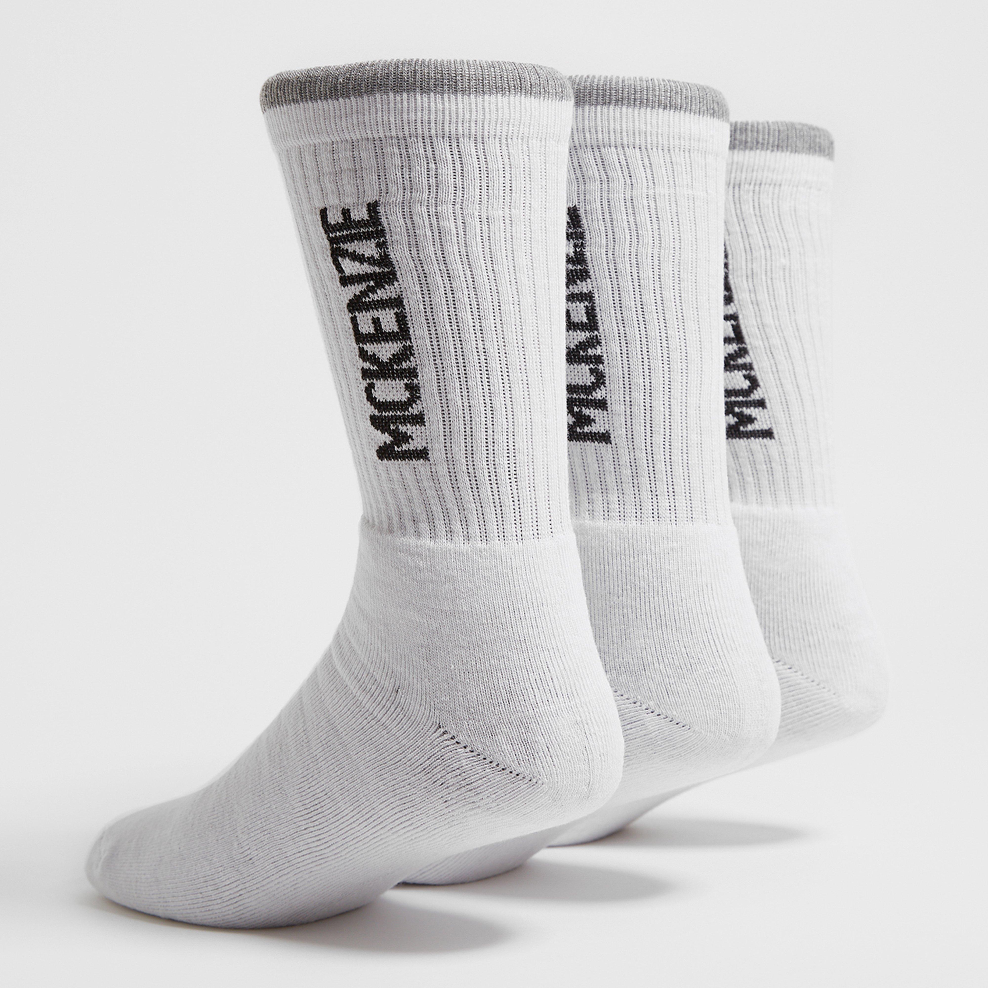 Női zokni MCKENZIE ZOKNI 3PK SPORT SOCK WHT SOCK PACKS